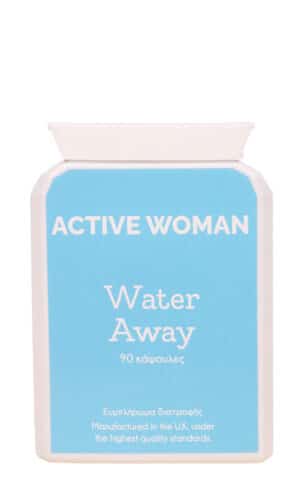 Water Away 90caps, για την Υποστήριξη της Φυσιολογικής Ισορροπίας Υγρών και Κυκλοφορίας